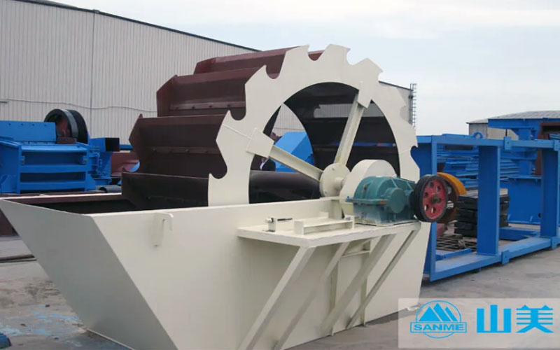 高效輪式洗砂機(jī)，洗凈度高，產(chǎn)量大！