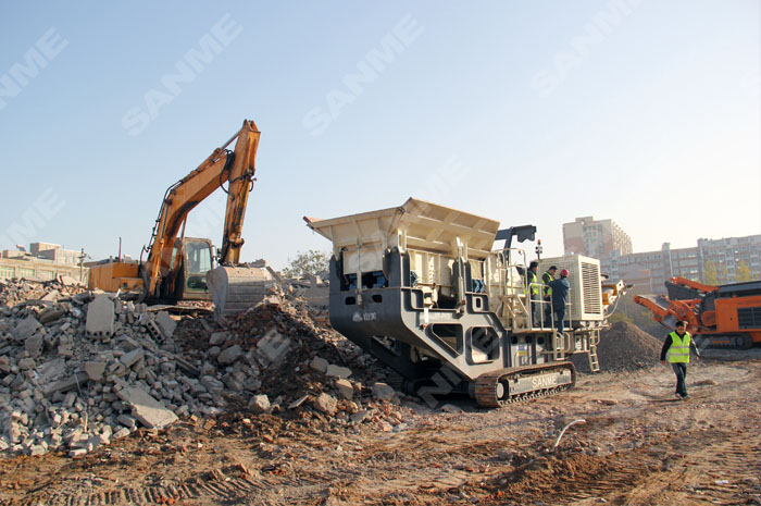 哪個移動破碎站廠家好？看山美的！PP系列