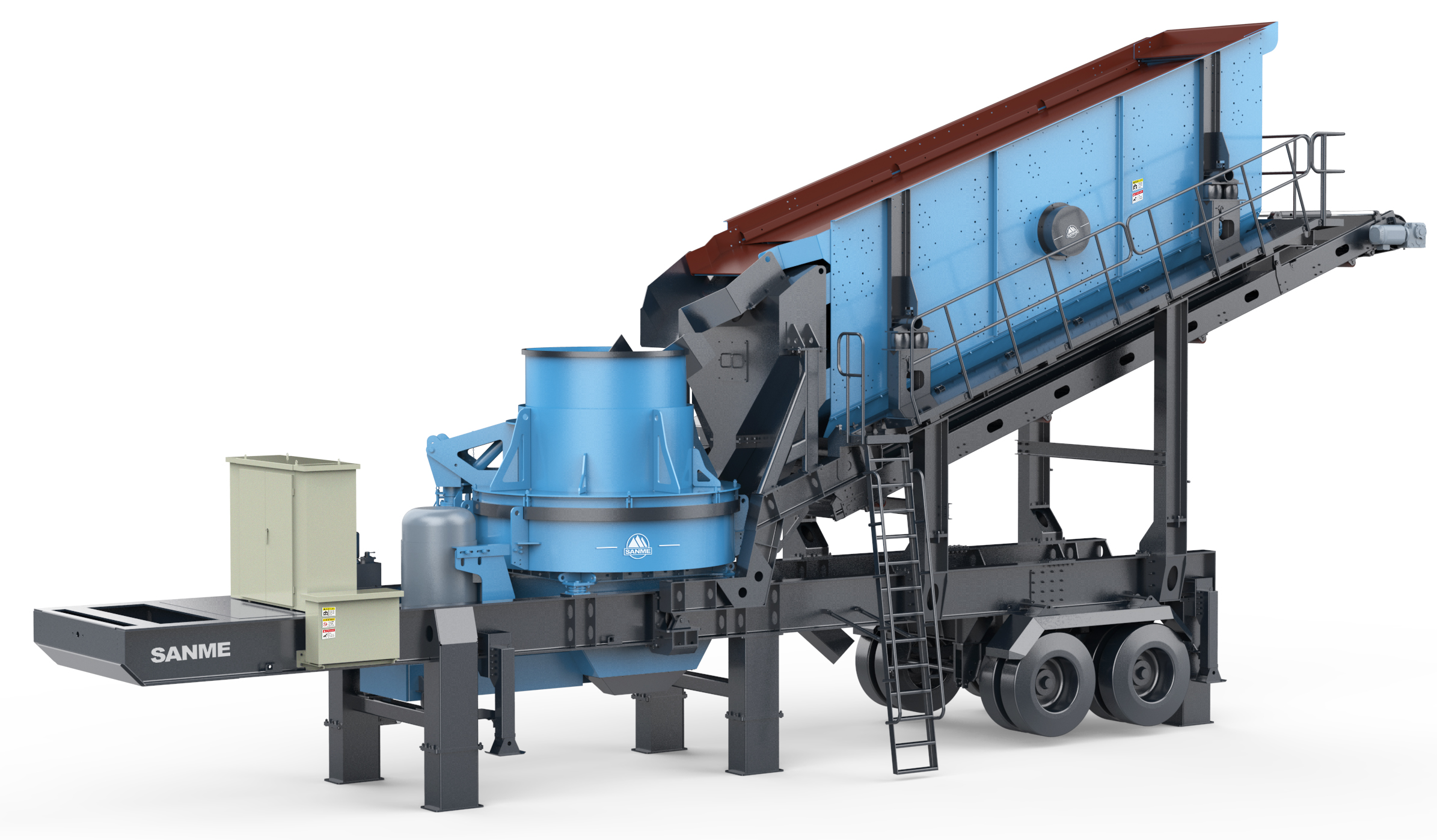 輪胎式移動破碎站多少錢一套？