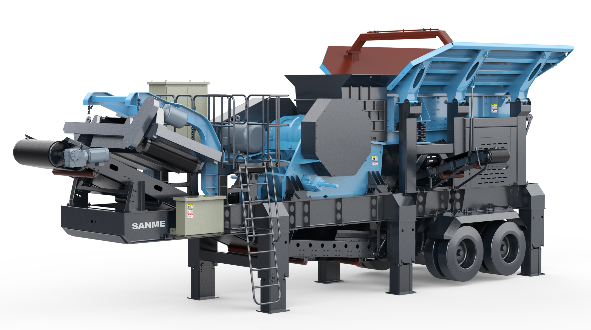 輪胎式移動破碎站多少錢一套？