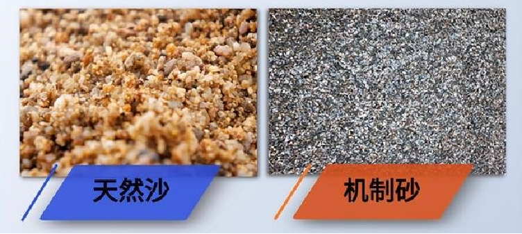 機(jī)制砂與天然砂的區(qū)別是什么？上海山美為您解答