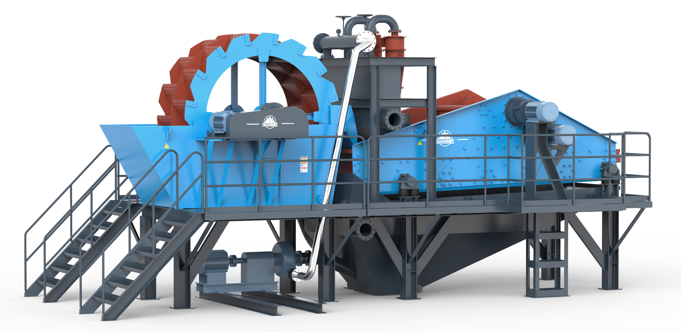 洗砂機生產(chǎn)線的配置是什么？