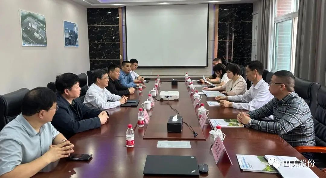 聚焦 | 熱烈歡迎中國砂石協(xié)會胡會長一行蒞臨上海山美股份鄭州基地指導交流！